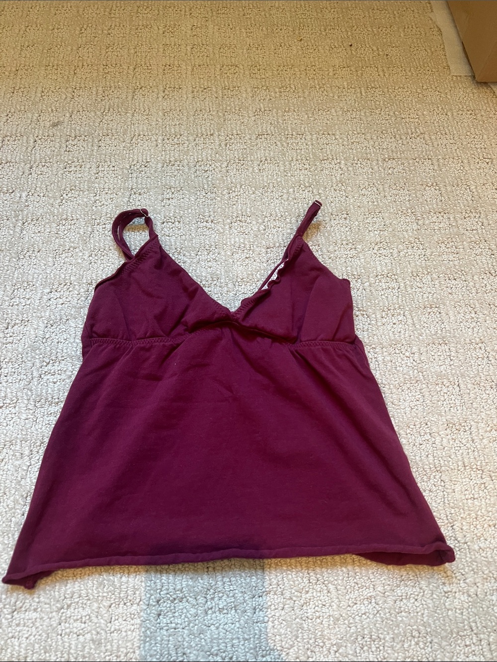 Edikted Burgundy Cami Tank Top